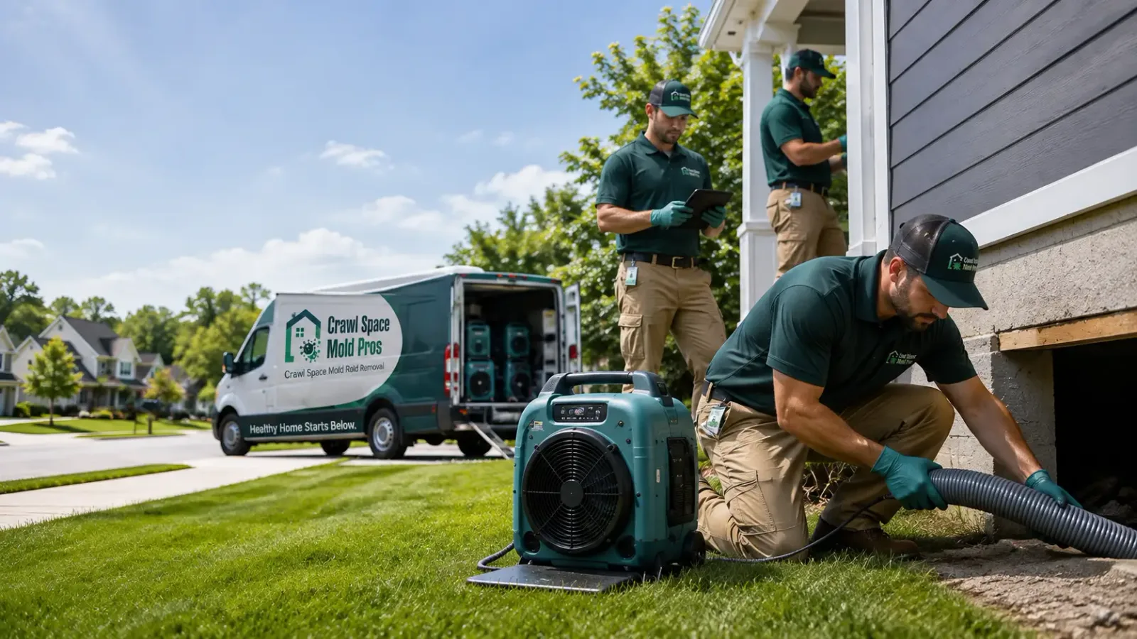 Crawl Space Mold Removal in Washington, CA